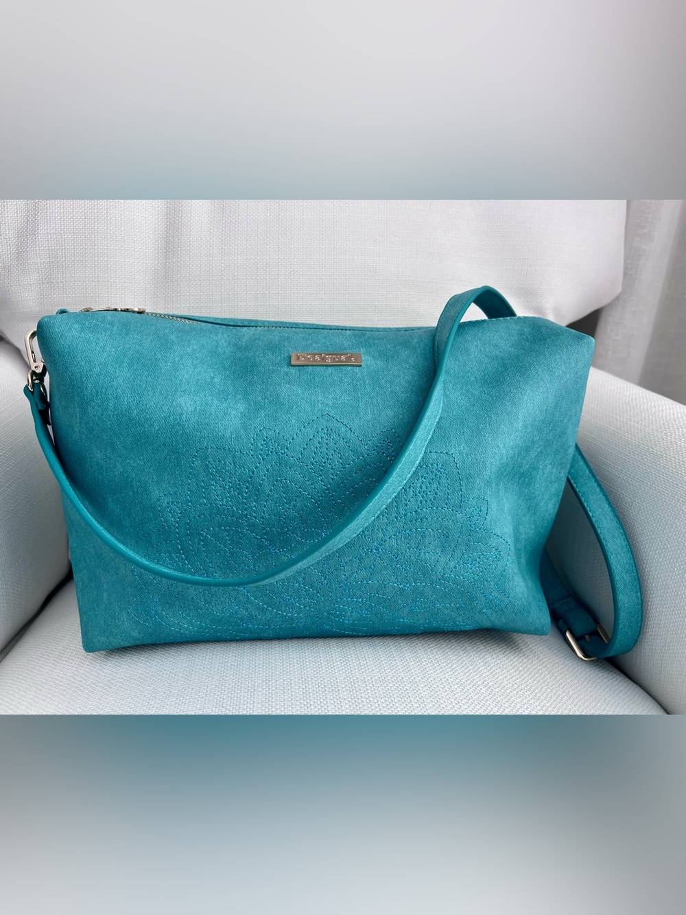 Desigual Teal Crossbody Bag